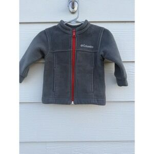 Columbia Toddler Baby Boys' Steens Mountain Fleece Jacket Grey Size 6-12 Months